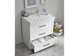 Babystyle Monte Carlo 3 Piece Furniture Set-White
